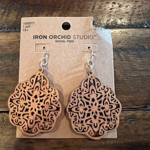 Iron Orchid Studio Wooden Earrings